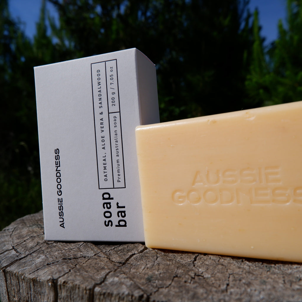 Oatmeal, Aloe Vera & Sandalwood Soap Bar 200g, view 4